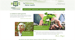 Desktop Screenshot of hierbassalvajes.com